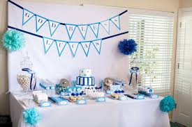 Beeautiful Client Parties Baptism Decorations Boy Baptism Dessert Table Christening Table Decorations