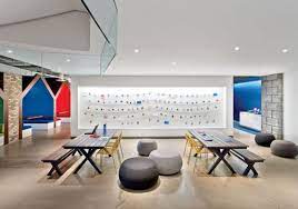 Tata ruang kantor adalah pengaturan perabotan, mesin, dan sebaginya didalam ruangan yang tersedia. Desain Kantor Berbagai Tema Dari Sederhana Hingga Luar Biasa