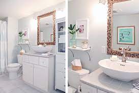 A wall gallery of favorite objects like starfish or baskets can be a personal and refreshing way to decorate your bathroom walls. Ideas On How To Decorate A Bathroom Mirror