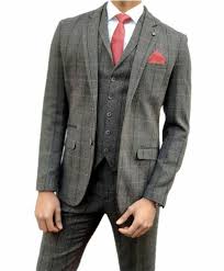 Costume 3 pièces homme bleu nuit gilet clair a carreaux. Costume Tweed Pour Hommes Costume 3 Pieces A Carreaux Parfait Pour Hommes Tenue De Mariage Veste Pantalon Gilet Aliexpress