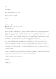 A very brief intro of yourself. Kostenloses Accountant Job Application Letter