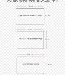 The standard dimensions of a printed business card are 3.5 x 2 inches. Size Business Cards Bitem