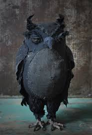 The Chillingworth Owl With Images Ann Wood Modern Halloween Decor Modern Halloween