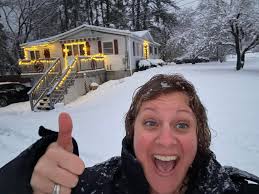 I'm sooooo jazzed!!! Non scale victory!! I started lifting weights with the  goal of being able to shovel the whole deck myself! I DID IT!!! #progress  #stronger #ididit