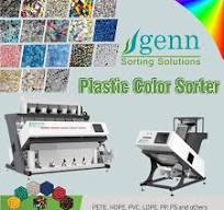 Plastic PVC, Pet,Hdpe, LDPE, Ps,Pt Color Sorting Machine, Channels: 32 to  640 ch