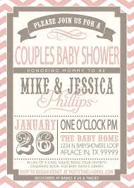 Couples Baby Shower Invitation Pink And Grey 18 00 Via Et Couples Baby Shower Invitations Coed Baby Shower Invitations Coed Baby Shower Invitation Wording