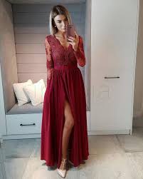 Long Sleeves Wine Red Prom Dress Formal Occasion Dress Burgundy Prom Dresses Blue Party Dresses Evening Gowns Formal Occasion Dress Prom Dresses Long With Sleeves Burgundy Prom Dress