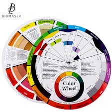 Us 3 12 21 Off Biomaser Ink Chart Permanent Makeup Coloring Wheel For Amateur Select Color Mix Professional Tattoo Pigments Wheel Swatches In Tattoo