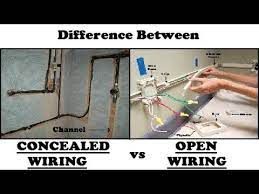 A prime example below are these two. Concealed Wiring Vs Open Wiring Youtube