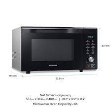 Check spelling or type a new query. Samsung 32 L Convection Microwave Oven Mc32k7056qt Tl Black Attinkara