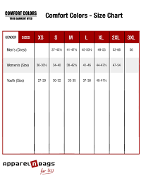 Comfort Color Sizing Charts Tees2urdoor California King Size