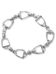 Sterling Silver Casual Fit Stirrup Links Bracelet Horse Jewelry Mens Silver Necklace Sterling Silver Bracelets