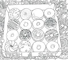 Donut Coloring Pages Best Coloring Pages For Kids Food Coloring Pages Donut Coloring Page Coloring Pages