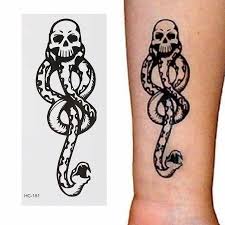 5pcs Harry Potter Dark Mark Death Eater Modern Halloween Cosplay Tattoo Ad Sponsored Dark Mar Harry Potter Dark Mark Dark Mark Tattoos Harry Potter Death