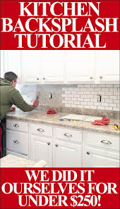 How To Install A Kitchen Backsplash The Best And Easiest Tutorial Diy Kitchen Kitchen Remodel Kitchen Redo