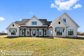 Modern farmhouse home plans also aren't afraid to bend the rules when it comes to size and number of stories. Expanded 3 Bed Modern Farmhouse With Optional Bonus Room 51814hz Architectural Designs House Plans