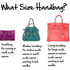 what size handbag should i carry inside out style