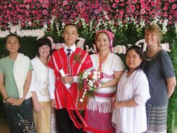 Karen Hilltribe Wedding Google Search Karen People Traditional Dresses Bridesmaid Dresses