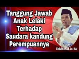 Biasanya anak sulung sering dimarah dan dijadikan sasaran, namun jauh di sudut hati ibu ayah, anak pertama adalah yang paling istimewa di sudut hati. Tanggung Jawab Seorang Lelaki Kepada Saudara Kandung Yang Perempuan Ustadz Abdul Somad Lc Ma Youtube