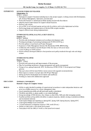 hybris developer resume samples