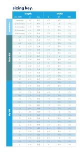 22 interpretive shoes measures chart