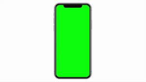 Blank Unbranded Modern Smartphone Mobile Cell Phone Green Screen White Isolated Stock Footage Smartphone Mo Green Screen Footage Free Green Screen Greenscreen