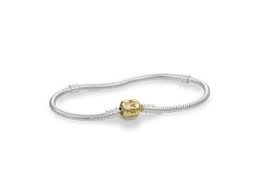 Hier standen diese 5 pate: Pandora Armband Verschluss Gold 590702hg 23 Cm Xl Moments 7000800