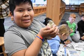 Kinsey librarian hatches springtime fun