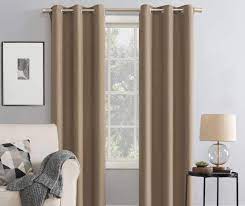 Broyhill Asher Tan Blackout Grommet Curtain Panel 84 Grommet Curtains Panel Curtains Curtains