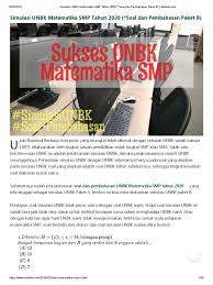 We did not find results for: Simulasi Unbk Matematika Smp Tahun 2020 Soal Dan Pembahasan Paket B Www Defantri Com Pdf