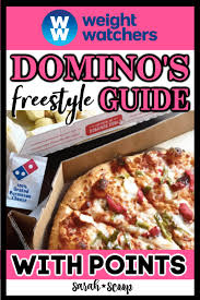 domino s pizza weight watchers points
