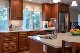 Another example of how to update the existing cherry cabinets. Design Highlight A Feature Rich Kitchen With Luxury Cherry Cabinets Founder S Choice Kitchen Cabinets Countertops