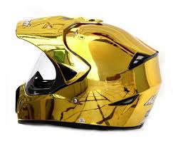 Black And Gold Motorcycle Helmet Masei 310 Motocross Atv Dot Dirtbike Helmet Chrome Gold M L Xl Atv Motocross Icon Helmets Helmet