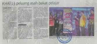 Would you like to know how to translate bakat to english? Berita Harian I 11 April 2019 I Khat 13 Peluang Asah Bakat Pelajar E Pena Gapura Media Upsi