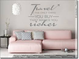 Einfach die einhörner, kakteen, wimpelketten und sprüche nach beantwortung der fragen auf den seiten verteilen. Wandtattoo Travel Is The Only Thing You Buy That Makes