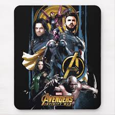 Avengers Infinity War Dry Brush Avengers Panel Mouse Pad Zazzle Marvel Avengers Painting Avengers Infinity War Avengers