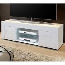 Mdf laqué blanc high gloss. Santino Tv Stand In White High Gloss With 2 Doors Meuble Tv Meuble Tv Blanc Laque Meuble Tv Blanc