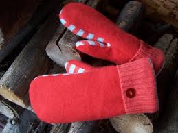Fold your fleece over sideways and pin the template to the fleece. Madawaska Mittens Archives Rebecca Mae Designs