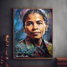 Rosa Parks Art Print: Inspirational Quote, Original Signature (digital  Download)