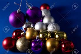 Decorated christmas tree in the living room. 2020 New Year Alternative Christmas Trees Blue Silver Red Christmas Tree Stock Photo Picture And Royalty Free Image Image 136092244