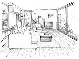 Perspective Drawing Living Room Google Search Room Perspective Drawing Perspective Room Perspective Drawing