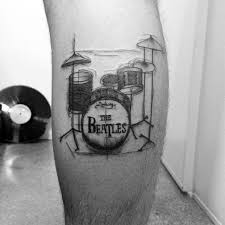 Believe it or not, this isn't a photoshopped. 50 Beatles Tattoos For Men English Rock Band Design Ideas