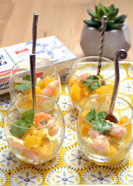 Verrines De Crevettes Carre Frais Au Curry Et Mangue Envie D Apero Verrines Crevettes Recettes De Cuisine Recette Apero Chic