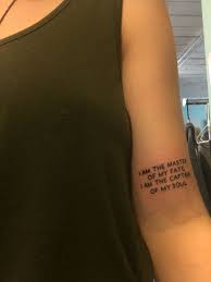 Invictus Tattoo Soul Tattoo Lana Del Rey Tattoos Fate Tattoo