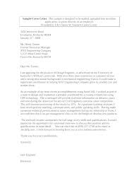 Most engineers today have an academic qualification in their field and this should be mentioned in the cover letter. Environmental Planning Engineer Cover Letter July 2021