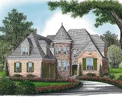 Plan 17578lv Elegant Curved Turret Turret House Plans Turret House European House