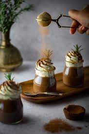 Boozy Coffee Chocolate Pudding Lime Thyme
