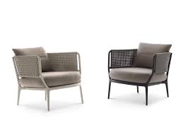 Garden Armchair With Armrests Bellmonde By Dedon Design Henrik Pedersen Furniture Garden Lounge Chairs Outdoor Chairs