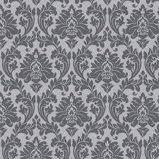 Graham Brown Majestic Teal Removable Wallpaper 30 435 The Home Depot Grey Removable Wallpaper Grey Wallpaper Grey Damask Wallpaper