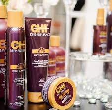 Chi Deep Brilliance Olive Monoi Oil Line Combines Rich Hydration With Strengthening Properties To Protect The Hair Fr Monoi Oil Shampoo Bottle Textured Hair